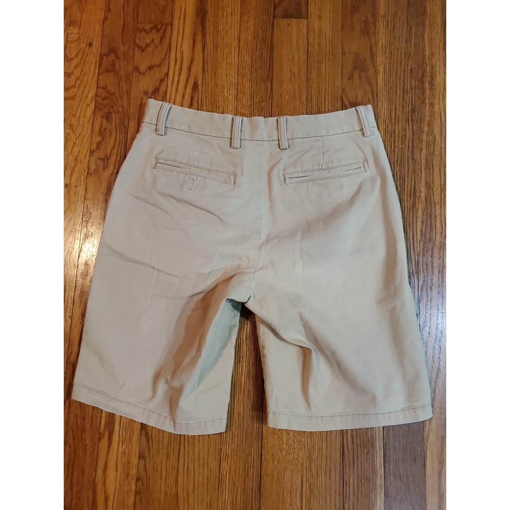 Old Navy Mens Ultimate Slim Built-In Flex Shorts Tan Beige Khaki Stretch Size 28 - Picture 3 of 4